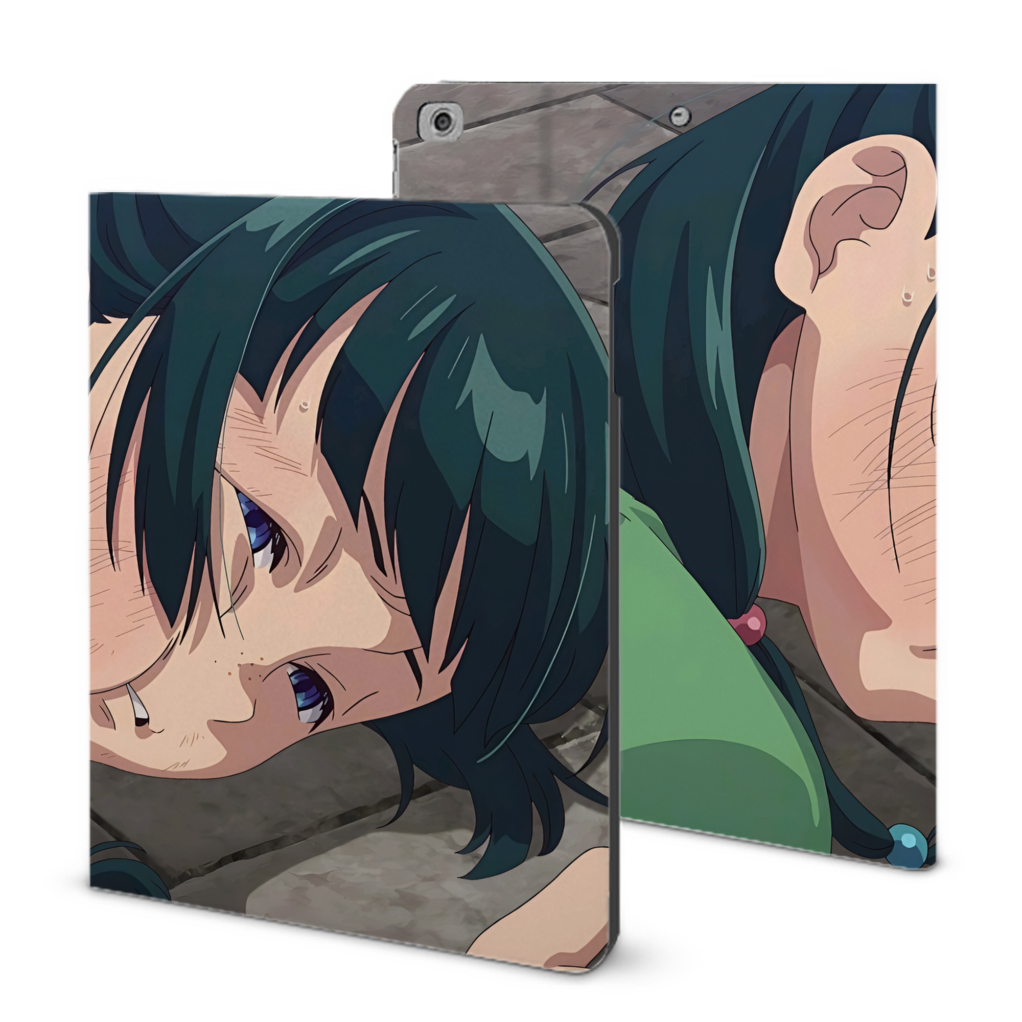 （画像用） 薬屋のひとりごと The Apothecary Diaries IPad ケース ブック型 PUレザー TPU 耐衝撃 軽量 薄型 ペン収納なし 全面保護 IPad 各モデル対応